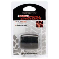   SilaSkin - anillo y extensor para testículos - silicona negra