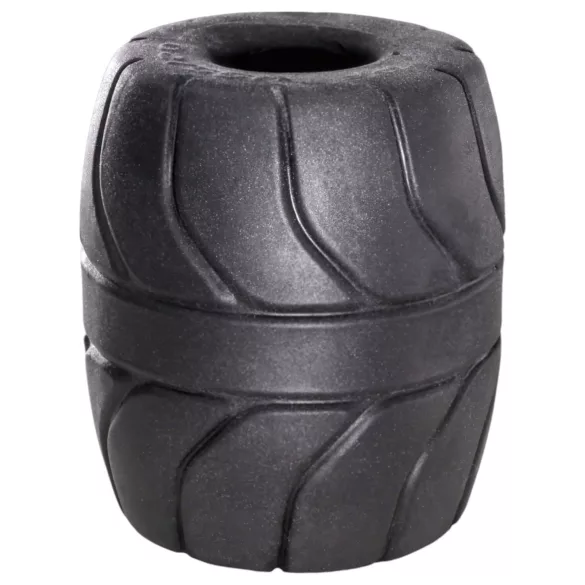 Perfect Fit - Anillo y estirador para escroto SilaSkin (negro)