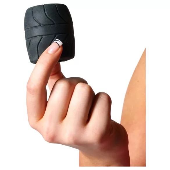 Perfect Fit - Anillo y estirador para escroto SilaSkin (negro)