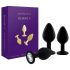 Rianne - Set de 3 Plugs Anales de Silicona (negro)