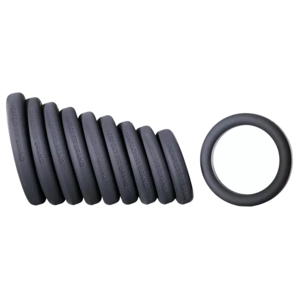 Perfect Fit - Play Zone - juego de anillos para el glande y pene (9 piezas)