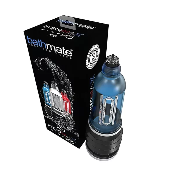 Bathmate Hydromax 7 Wide - bomba hidráulica pene - silicona azul