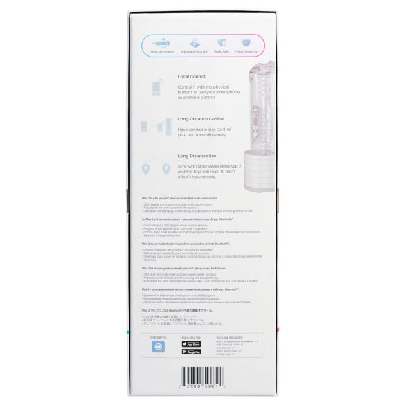 LOVENSE Max 2 - masturbador inteligente (blanco)