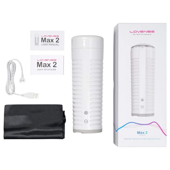 LOVENSE Max 2 - masturbador inteligente (blanco)