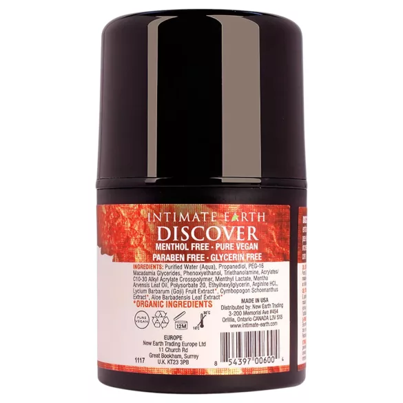 Intimate Earth Discover - sérum estimulante punto G para mujeres - 30ml