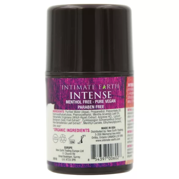 Intimate Earth Intense - suero estimulante del clítoris para mujeres (30 ml)