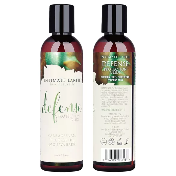 Intimate Earth Defense - Lubricante antibacteriano (120ml)