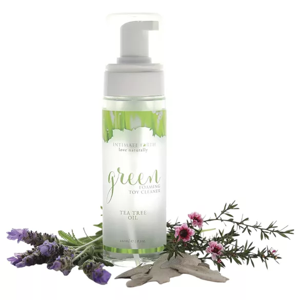 Intimate Earth Green Tee - spray desinfectante y limpiador (100 ml)