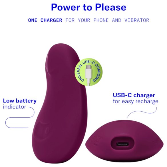 Dame Pom - vibrador recargable para clítoris (lila)