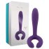 Rianne Duo - vibrador impermeable para parejas recargable (púrpura)