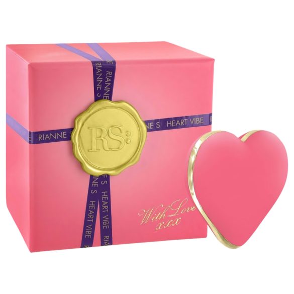 RS Icons Heart - Vibrador recargable para clítoris (coral)