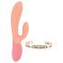 Rianne Essential Xena - vibrador con calefacción recargable (melocotón coral)
