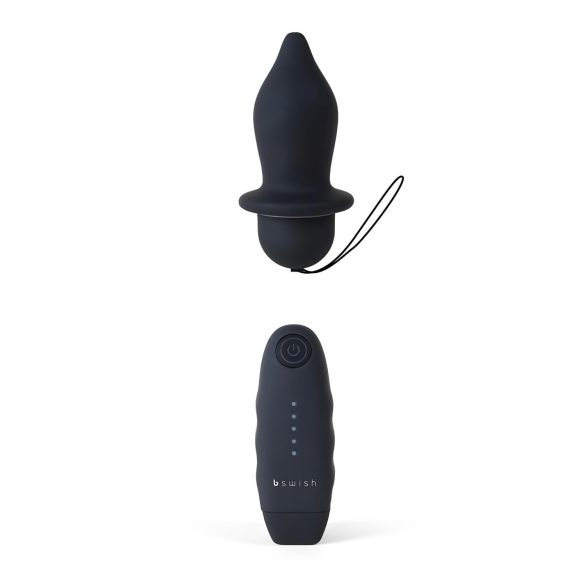B SWISH Bfilled Classic - Plug anal con control remoto (negro)