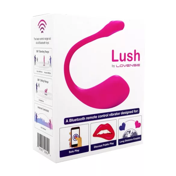 Lovense Lush 2 - Huevo vibrador controlado por app (rosa)