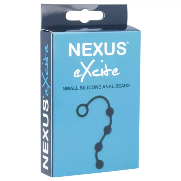 Nexus Excite - Dildo anal con 4 bolas - silicona negra pequeña