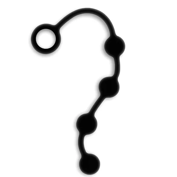 Nexus Excite - Dildo anal con 4 bolas - silicona negra pequeña
