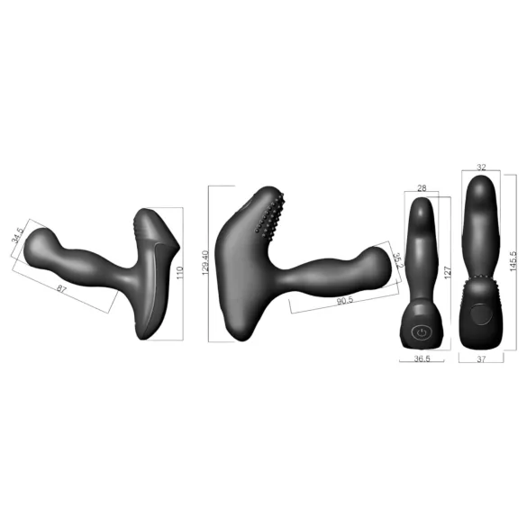 Nexus Revo Slim - masajeador prostático rotatorio con mando - silicona