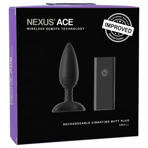 Nexus Ace - vibrador anal pequeño con control remoto recargable
