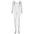 Obsessive - body de red abierto manga larga - negro S-L