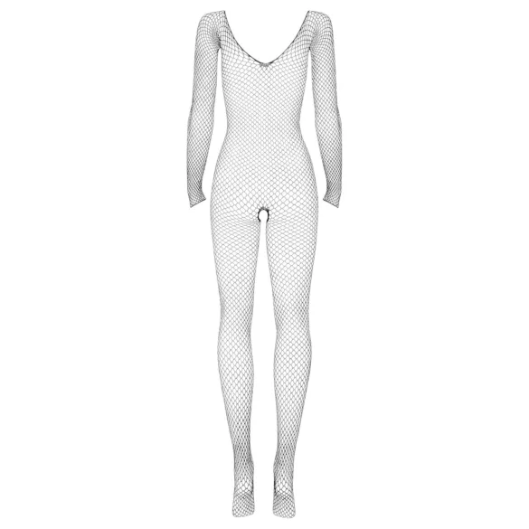 Obsessive - body de red abierto manga larga - negro S-L