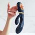 Nomi Tang - Vibrador recargable con brazo para punto G y clítoris (negro)