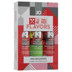   System JO - System Flavors - lubricante con sabor, set (3x30 ml)