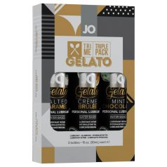 JO System Gelato - lubricante sabor surtido - set 3x30ml