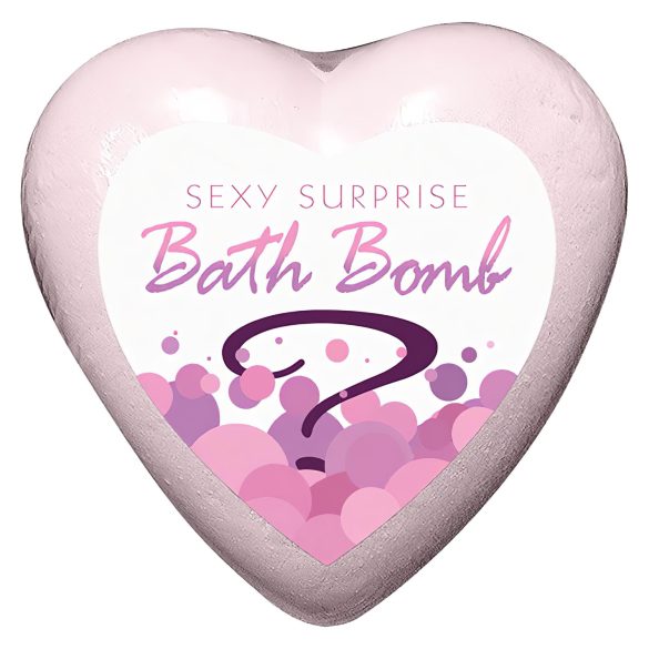 Vibrador mini oculto en bomba de baño (champán y fresa)