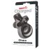 Screaming O Ohare - Anillo vibrador con conejo (negro)