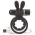 Screaming O Ohare - Anillo vibrador con conejo (negro)