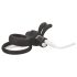 Screaming O Ohare - Anillo vibrador con conejo (negro)