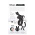 Screaming O Ohare - Anillo vibrador con conejo (negro)