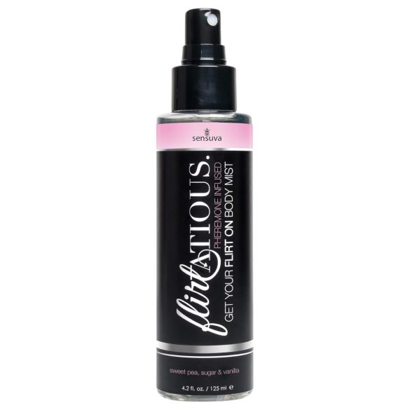 Sensuva Flirty - Bruma Corporal con Feromonas - Vainilla & Flores (125 ml)
