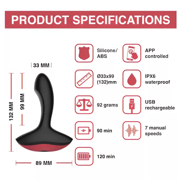 Magic Motion Solstice - vibrador prostático recargable inteligente