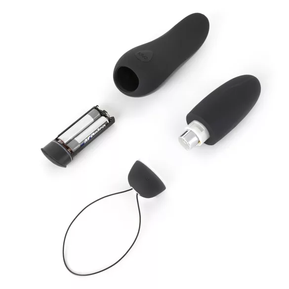 B SWISH Deluxe - huevo vibrador inalámbrico portátil (negro)