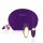 Rianne Essentials Pulsy - Huevo Vibrador Recargable con Control Remoto (lila)