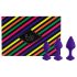 FEELZTOYS Bibi - Set de Plug Anal - Morado (3 piezas)