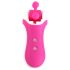FEELZTOYS Clitella - Vibrador Oral Recargable Giratorio (Rosa)