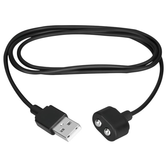 Satisfyer - Cable de carga USB magnético (negro)