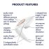 Satisfyer Pro 4 para Parejas - Vibrador de Aire Recargable (Blanco)