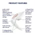 Satisfyer Pro 4 Couples - vibrador para parejas con succión recargable - blanco