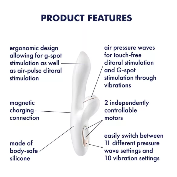 Satisfyer Pro+ G-spot - vibrador estimulador punto G y clítoris