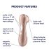 Satisfyer Pro 2 Gen2 - Estimulador Recargable de Clítoris (marrón)