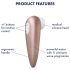 Satisfyer 1 Número Uno - Estimulador de Clítoris con Ondas de Aire (marrón)
