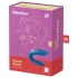 Satisfyer Double Whale - vibrador para parejas de 2 motores (azul)