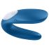 Satisfyer Ballena Doble - Vibrador de Parejas de 2 Motores (Azul)