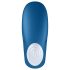Satisfyer Ballena Doble - Vibrador de Parejas de 2 Motores (Azul)