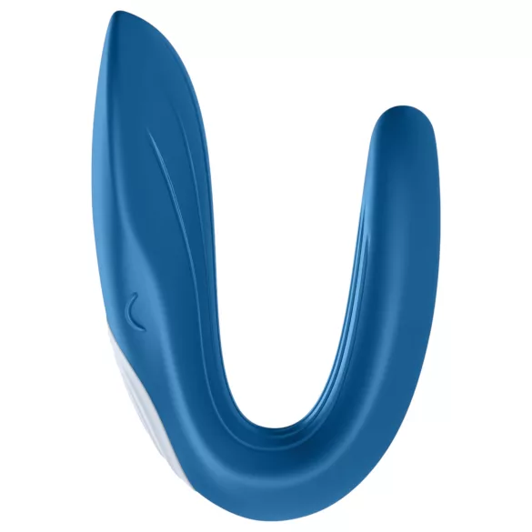 Satisfyer Double Whale - vibrador para parejas de 2 motores (azul)