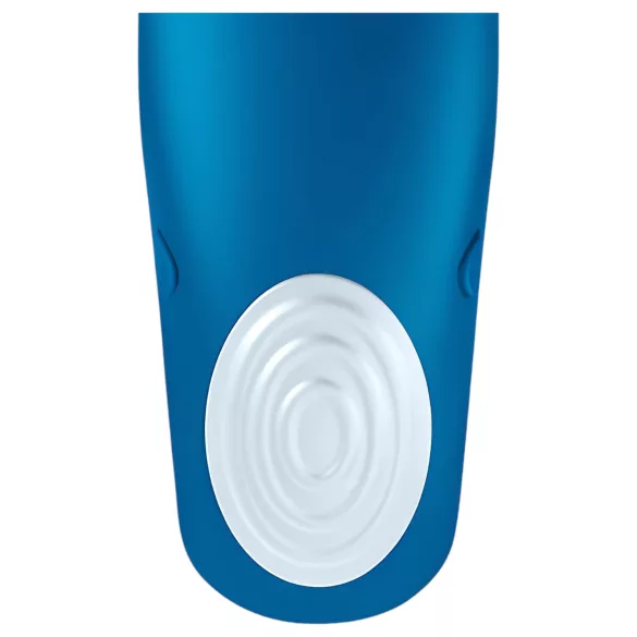 Satisfyer Double Whale - vibrador para parejas de 2 motores (azul)