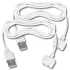 Satisfyer - cable cargador USB magnético - 2 unidades - blanco
